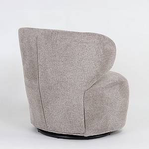 GEO ΠΟΛΥΘΡΟΝΑ ΠΕΡΙΣΤΡΕΦΟΜΕΝΗ ΓΚΡΙ LATTE 74x76x75cm