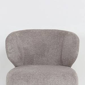 GEO ΠΟΛΥΘΡΟΝΑ ΠΕΡΙΣΤΡΕΦΟΜΕΝΗ ΓΚΡΙ LATTE 74x76x75cm