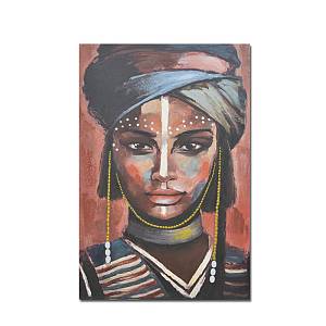 BANDU ΠΙΝΑΚΑΣ ΔΙΑΚΟΣΜΗΣΗΣ 60x90x3cm ΚΑΜΒΑΣ ΠΟΛΥΧΡΩΜΟ ΞΥΛΟ