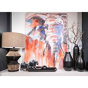 ELEFANT IN COLOR ΠΙΝΑΚΑΣ ΔΙΑΚΟΣΜΗΣΗΣ 90x120x3cm ΚΑΜΒΑΣ ΠΟΛΥΧΡΩΜΟ ΞΥΛΟ