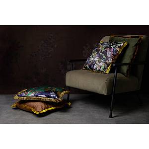 TRES ΔΙΑΚΟΣΜΗΤΙΚΟ ΜΑΞΙΛΑΡΙ 45x45cm ΥΦΑΣΜΑ TERRACOTTA POLYESTER