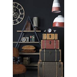 LETT ΦΩΤΙΣΤΙΚΟ ΟΡΟΦΗΣ 20x20x28cm ΤΣΙΜΕΝΤΟ TERRACOTTA ΛΕΥΚΟ ΓΚΡΙ