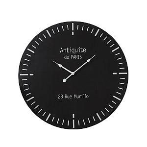 ZEIT ΡΟΛΟΪ ΤΟΙΧΟΥ 60x60x5cm MDF ΜΑΥΡΟ