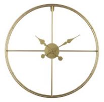 TEMPUS ΡΟΛΟΪ ΤΟΙΧΟΥ 60x60x7cm ΜΕΤΑΛΛΟ ΧΡΥΣΟ