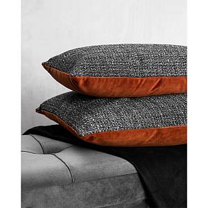 TUIL ΔΙΑΚΟΣΜΗΤΙΚΟ ΜΑΞΙΛΑΡΙ 45x45cm ΥΦΑΣΜΑ ΑΝΘΡΑΚΙ ΚΕΡΑΜΙΔΙ POLYESTER