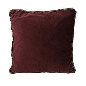 SOLID ΔΙΑΚΟΣΜΗΤΙΚΟ ΜΑΞΙΛΑΡΙ 50x50cm ΒΕΛΟΥΔΟ ΜΠΟΡΝΤΩ