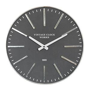 FLEK ΡΟΛΟΪ ΤΟΙΧΟΥ 40x40x5cm MDF ΜΑΥΡΟ ΛΕΥΚΟ