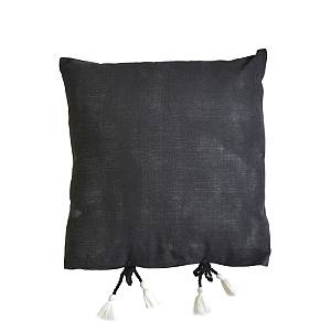 SABLE 9 ΔΙΑΚΟΣΜΗΤΙΚΟ ΜΑΞΙΛΑΡΙ 45x45cm ΒΑΜΒΑΚΙ ΜΑΥΡΟ