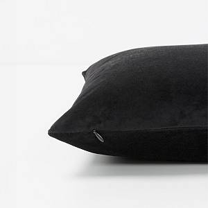 PANTHER ΔΙΑΚΟΣΜΗΤΙΚΟ ΜΑΞΙΛΑΡΙ 45x45cm ΒΕΛΟΥΔΟ ΜΑΥΡΟ