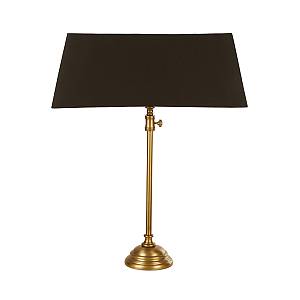 LANG ΦΩΤΙΣΤΙΚΟ ΕΠΙΤΡΑΠΕΖΙΟ 60x20x86cm ΑΛΟΥΜΙΝΙΟ ΧΡΥΣΟ ΑΝΤΙΚΕ ΜΑΥΡΟ ΥΦΑΣΜΑ