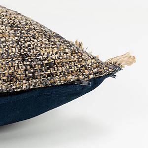 BLUING A ΔΙΑΚΟΣΜΗΤΙΚΟ ΜΑΞΙΛΑΡΙ 50x50cm ΒΑΜΒΑΚΙ ΜΠΛΕ ΜΠΕΖ ΒΙΣΚΟΖΗ