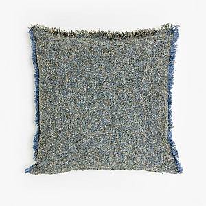 BLUING C ΔΙΑΚΟΣΜΗΤΙΚΟ ΜΑΞΙΛΑΡΙ 50x50cm ΒΑΜΒΑΚΙ ΜΠΛΕ ΒΙΣΚΟΖΗ