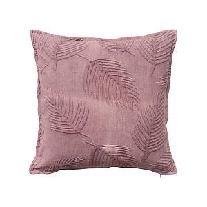 AMETHYST A ΔΙΑΚΟΣΜΗΤΙΚΟ ΜΑΞΙΛΑΡΙ 50x50cm ΒΑΜΒΑΚΙ DUSTY PINK ΒΕΛΟΥΔΟ
