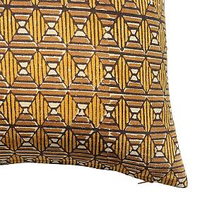 SAMOAN C ΔΙΑΚΟΣΜΗΤΙΚΟ ΜΑΞΙΛΑΡΙ 50x50cm ΒΑΜΒΑΚΙ CARAMEL DIJON ΒΙΣΚΟΖΗ