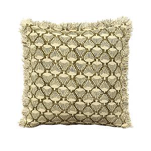 CALLISTE B ΔΙΑΚΟΣΜΗΤΙΚΟ ΜΑΞΙΛΑΡΙ 50x50cm ΒΑΜΒΑΚΙ ΛΑΔΙ ΜΠΕΖ ΒΙΣΚΟΖΗ