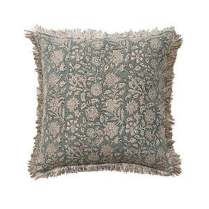 JERICHO ΔΙΑΚΟΣΜΗΤΙΚΟ ΜΑΞΙΛΑΡΙ 50x50cm ΒΑΜΒΑΚΙ AQUA ΜΠΕΖ ΒΙΣΚΟΖΗ