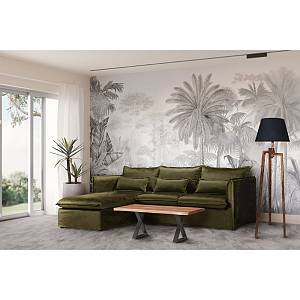 TORKEL ΦΩΤΙΣΤΙΚΟ ΕΠΙΔΑΠΕΔΙΟ 35x35x150cm ΞΥΛΟ ΚΑΦΕ ΥΦΑΣΜΑ ΜΑΥΡΟ