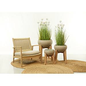 GRASS ΦΥΤΟ ΤΕΧΝΗΤΟ ΣΕ ΓΛΑΣΤΡΑ 94cm PVC ΠΡΑΣΙΝΟ