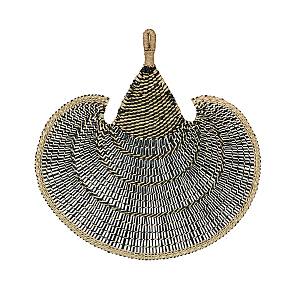 JABBAR ΔΙΑΚΟΣΜΗΤΙΚΟ ΤΟΙΧΟΥ 85x59cm SEAGRASS ΦΥΣΙΚΟ ΜΑΥΡΟ