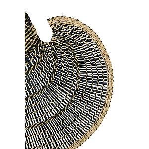 JABBAR ΔΙΑΚΟΣΜΗΤΙΚΟ ΤΟΙΧΟΥ 85x59cm SEAGRASS ΦΥΣΙΚΟ ΜΑΥΡΟ