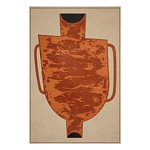 ART POTERIE ΠΙΝΑΚΑΣ ΔΙΑΚΟΣΜΗΣΗΣ 83x123x4cm ΚΑΜΒΑΣ ΠΟΛΥΧΡΩΜΟ ΞΥΛΟ ΦΥΣΙΚΟ