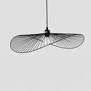 ANDALUCIA ΦΩΤΙΣΤΙΚΟ ΟΡΟΦΗΣ 61x58x14cm ΜΕΤΑΛΛΟ ΜΑΥΡΟ