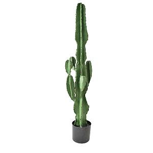 CANDELABRA CACTUS ΦΥΤΟ ΤΕΧΝΗΤΟ ΣΕ ΓΛΑΣΤΡΑ 120cm PU ΠΡΑΣΙΝΟ