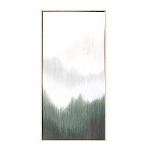 LOST IN NATURE ΠΙΝΑΚΑΣ ΔΙΑΚΟΣΜΗΣΗΣ 45x90x5cm ΚΑΜΒΑΣ ΛΕΥΚΟ ΠΡΑΣΙΝΟ ΞΥΛΟ ΦΥΣΙΚΟ