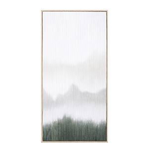 LOST IN NATURE ΠΙΝΑΚΑΣ ΔΙΑΚΟΣΜΗΣΗΣ 45x90x5cm ΚΑΜΒΑΣ ΛΕΥΚΟ ΠΡΑΣΙΝΟ ΞΥΛΟ ΦΥΣΙΚΟ