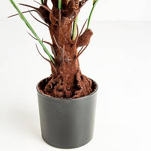 PEARL MALLOW ΔΕΝΤΡΟ ΤΕΧΝΗΤΟ ΣΕ ΓΛΑΣΤΡΑ 130cm ΥΦΑΣΜΑ ΠΡΑΣΙΝΟ PVC