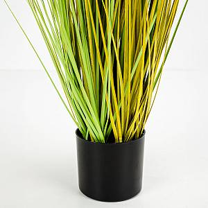 SUNNY FLOWER ΦΥΤΟ ΤΕΧΝΗΤΟ ΣΕ ΓΛΑΣΤΡΑ 70cm PVC ΠΡΑΣΙΝΟ