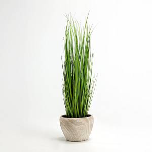 PURE GRASS ΦΥΤΟ ΤΕΧΝΗΤΟ ΣΕ ΓΛΑΣΤΡΑ 90cm PVC ΠΡΑΣΙΝΟ