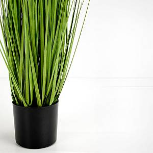 PURE GRASS ΦΥΤΟ ΤΕΧΝΗΤΟ ΣΕ ΓΛΑΣΤΡΑ 90cm PVC ΠΡΑΣΙΝΟ