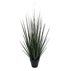 DARK PURE GRASS ΦΥΤΟ ΤΕΧΝΗΤΟ ΣΕ ΓΛΑΣΤΡΑ 68cm PVC ΠΡΑΣΙΝΟ ΣΚΟΥΡΟ