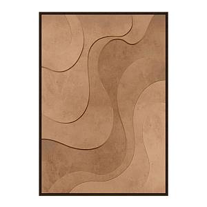 OASIS REFUGE ΠΙΝΑΚΑΣ ΔΙΑΚΟΣΜΗΣΗΣ 80x120x4cm MDF TERRACOTTA PVC ΦΥΛΛΟ ΚΑΦΕ