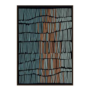 RUSTIC MIRAGE ΠΙΝΑΚΑΣ ΔΙΑΚΟΣΜΗΣΗΣ 80x120x4cm ΚΑΜΒΑΣ ΠΟΛΥΧΡΩΜΟ ΞΥΛΟ ΚΑΦΕ