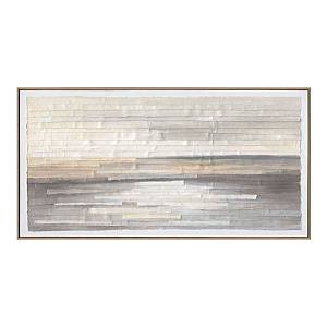 INOLA ΠΙΝΑΚΑΣ ΔΙΑΚΟΣΜΗΣΗΣ 60x120x4cm ΚΑΜΒΑΣ ΛΕΥΚΟ ΜΠΕΖ ΓΚΡΙ ΞΥΛΟ ΦΥΣΙΚΟ