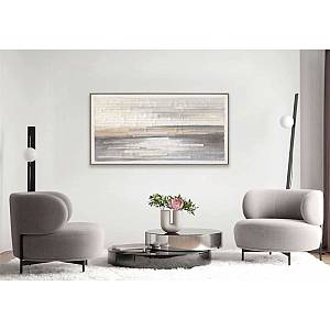 INOLA ΠΙΝΑΚΑΣ ΔΙΑΚΟΣΜΗΣΗΣ 60x120x4cm ΚΑΜΒΑΣ ΛΕΥΚΟ ΜΠΕΖ ΓΚΡΙ ΞΥΛΟ ΦΥΣΙΚΟ