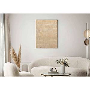 ZEB ΠΙΝΑΚΑΣ ΔΙΑΚΟΣΜΗΣΗΣ 90x120x5cm ΚΑΜΒΑΣ ΜΠΕΖ ΞΥΛΟ ΦΥΣΙΚΟ