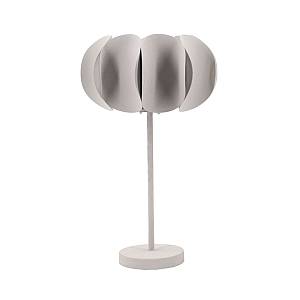 FULVIA ΦΩΤΙΣΤΙΚΟ ΕΠΙΤΡΑΠΕΖΙΟ 37x37x62cm ΜΕΤΑΛΛΟ ΛΕΥΚΟ