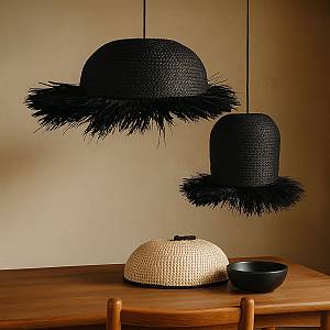 BANGAI ΦΩΤΙΣΤΙΚΟ ΟΡΟΦΗΣ 40x40x21cm SEAGRASS ΜΑΥΡΟ