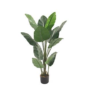 BANANA ΔΕΝΤΡΟ ΤΕΧΝΗΤΟ ΣΕ ΓΛΑΣΤΡΑ 120cm PEVA ΠΡΑΣΙΝΟ