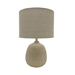 PIEDRA ΦΩΤΙΣΤΙΚΟ ΕΠΙΤΡΑΠΕΖΙΟ 18x18x42cm ΚΕΡΑΜΙΚΟ ΜΠΕΖ ΛΙΝΟ