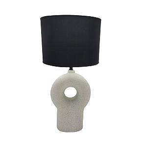 VEGG ΦΩΤΙΣΤΙΚΟ ΕΠΙΤΡΑΠΕΖΙΟ 20x10x52cm ΚΕΡΑΜΙΚΟ ΛΕΥΚΟ ΛΙΝΟ ΜΑΥΡΟ