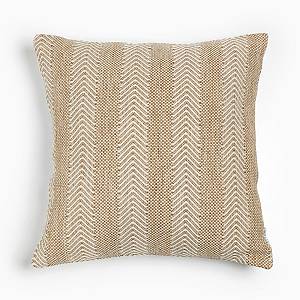 KUNAL ΔΙΑΚΟΣΜΗΤΙΚΟ ΜΑΞΙΛΑΡΙ ΕΞΩΤΕΡΙΚΟΥ ΧΩΡΟΥ 45x45cm ΥΦΑΣΜΑ ΜΠΕΖ POLYESTER