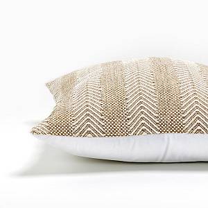 KUNAL ΔΙΑΚΟΣΜΗΤΙΚΟ ΜΑΞΙΛΑΡΙ ΕΞΩΤΕΡΙΚΟΥ ΧΩΡΟΥ 45x45cm ΥΦΑΣΜΑ ΜΠΕΖ POLYESTER