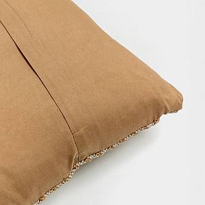 IKAN ΔΙΑΚΟΣΜΗΤΙΚΟ ΜΑΞΙΛΑΡΙ ΕΞΩΤΕΡΙΚΟΥ ΧΩΡΟΥ 45x45cm ΥΦΑΣΜΑ CARAMEL POLYESTER