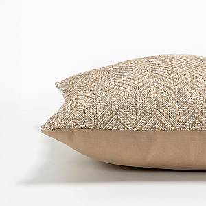 IKAN ΔΙΑΚΟΣΜΗΤΙΚΟ ΜΑΞΙΛΑΡΙ ΕΞΩΤΕΡΙΚΟΥ ΧΩΡΟΥ 45x45cm ΥΦΑΣΜΑ CARAMEL POLYESTER