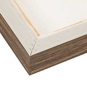 CURVA 1 ΠΙΝΑΚΑΣ ΔΙΑΚΟΣΜΗΤΙΚΟΣ ΜΕ ΚΟΡΝΙΖΑ 70x90x3.8cm ΚΑΜΒΑΣ BEIGE BEIGE ΞΥΛΟ ΦΥΣΙΚΟ