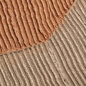 LA ROCCIA I ΠΙΝΑΚΑΣ ΔΙΑΚΟΣΜΗΤΙΚΟΣ ΜΕ ΚΟΡΝΙΖΑ 80x80x3.8cm ΚΑΜΒΑΣ ΚΑΦΕ BEIGE ΞΥΛΟ ΦΥΣΙΚΟ